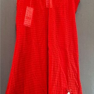 Intimissimi Red Textured Fabric